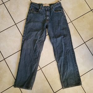 Timberland Men's Medium Wash Blue Jeans Boot Cut Size 32 Cotton